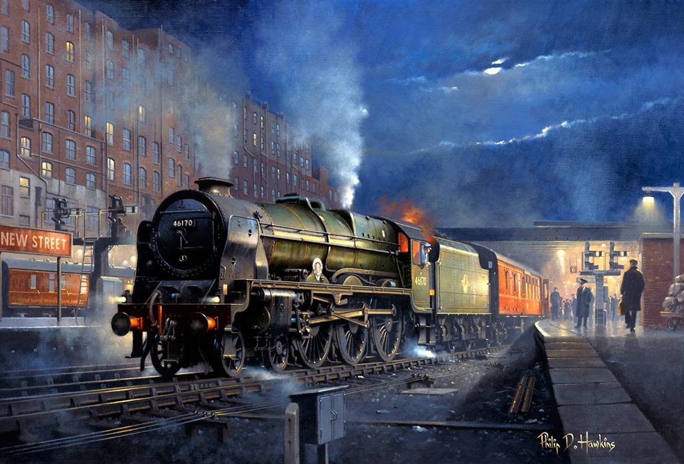 Painting of New Street station